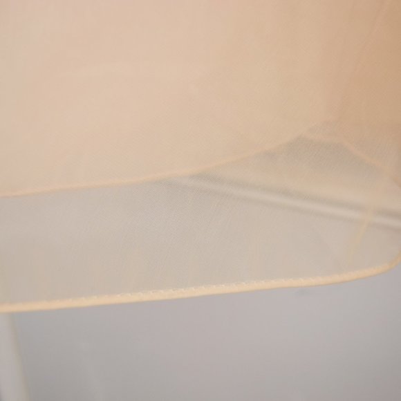 Vanity Fair Robe 2 Layer Peignoir 38 Chiffon Peach Vintage 1950s Hollywood Glam - Picture 4 of 14